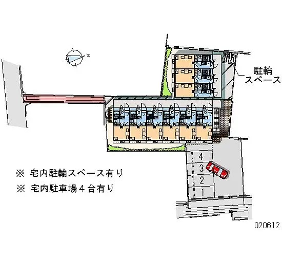 ★手数料０円★東大阪市友井４丁目 月極駐車場